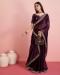 Picture of Shapely Chiffon & Silk Brown Saree