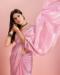 Picture of Resplendent Chiffon & Silk Pale Violet Red Saree