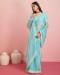 Picture of Good Looking Chiffon & Silk Light Steel Blue Saree