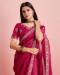 Picture of Admirable Chiffon & Silk Crimson Saree