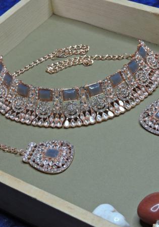 Picture of Good Looking Dim Gray Necklace Set