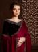 Picture of Ideal Chiffon & Satin Maroon Saree