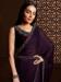 Picture of Exquisite Chiffon & Satin Purple Saree