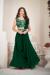 Picture of Fascinating Georgette Dark Green Lehenga Choli