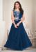 Picture of Good Looking Georgette Midnight Blue Lehenga Choli