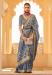 Picture of Comely Silk Steel Blue Saree