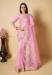 Picture of Beautiful Organza Dark Salmon Saree