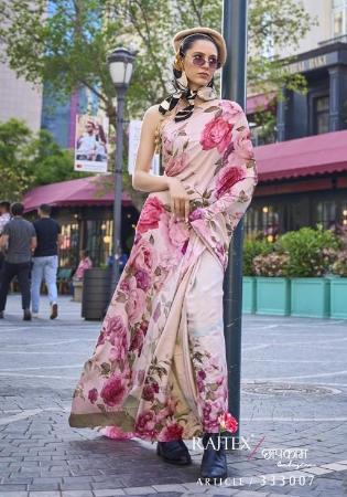 Picture of Beautiful Crepe & Silk Thistle Saree