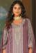 Picture of Excellent Chiffon Dim Gray Straight Cut Salwar Kameez