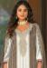 Picture of Pleasing Chiffon Off White Straight Cut Salwar Kameez