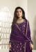 Picture of Bewitching Chiffon Purple Straight Cut Salwar Kameez