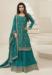 Picture of Chiffon Light Sea Green Straight Cut Salwar Kameez