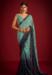 Picture of Classy Georgette Cadet Blue Saree