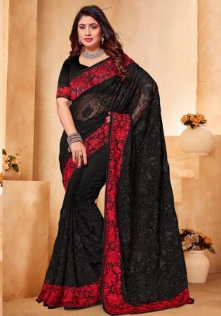 Picture of Admirable Georgette Black Saree