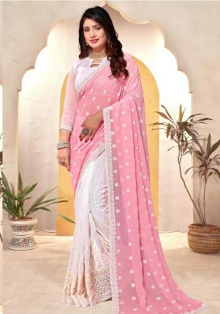 Picture of Magnificent Georgette Thistle Saree