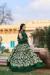 Picture of Magnificent Silk Dark Green Lehenga Choli