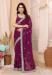 Picture of Pleasing Chiffon Purple Saree