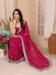 Picture of Beauteous Chiffon Crimson Saree