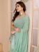 Picture of Comely Chiffon Dark Sea Green Saree