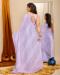 Picture of Lovely Georgette Light Steel Blue Saree