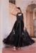 Picture of Magnificent Georgette Black Readymade Salwar Kameez