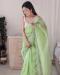 Picture of Sublime Organza Dark Sea Green Saree