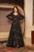 Picture of Lovely Rayon Black Readymade Gown