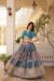 Picture of Classy Silk Steel Blue Readymade Lehenga Choli