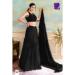 Picture of Chiffon & Georgette Black Readymade Lehenga Choli