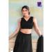 Picture of Chiffon & Georgette Black Readymade Lehenga Choli