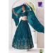 Picture of Resplendent Georgette Teal Readymade Lehenga Choli