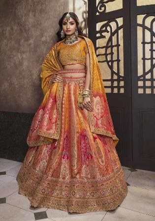 Picture of Charming Silk Chocolate Lehenga Choli