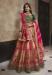 Picture of Superb Silk Indian Red Lehenga Choli