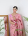 Picture of Amazing Silk Rosy Brown Saree