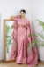 Picture of Amazing Silk Rosy Brown Saree