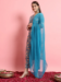 Picture of Rayon Dark Slate Grey Readymade Salwar Kameez