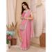 Picture of Ideal Chiffon Light Coral Saree