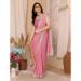 Picture of Ideal Chiffon Light Coral Saree