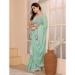 Picture of Stunning Chiffon Dark Sea Green Saree