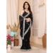 Picture of Elegant Chiffon Black Saree