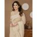 Picture of Nice Net Dark Khaki Saree