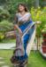 Picture of Excellent Silk Teal Saree