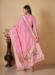 Picture of Silk Pale Violet Red Straight Cut Salwar Kameez