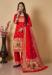 Picture of Alluring Silk Crimson Straight Cut Salwar Kameez