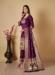 Picture of Gorgeous Silk Purple Straight Cut Salwar Kameez