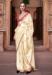 Picture of Taking Satin & Silk Blanched Almond Saree