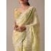 Picture of Fine Chiffon & Georgette Dark Khaki Saree