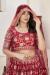 Picture of Fascinating Silk Fire Brick Lehenga Choli