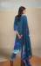 Picture of Crepe Dark Slate Grey Straight Cut Salwar Kameez