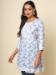 Picture of Classy Cotton Light Steel Blue Kurtis & Tunic